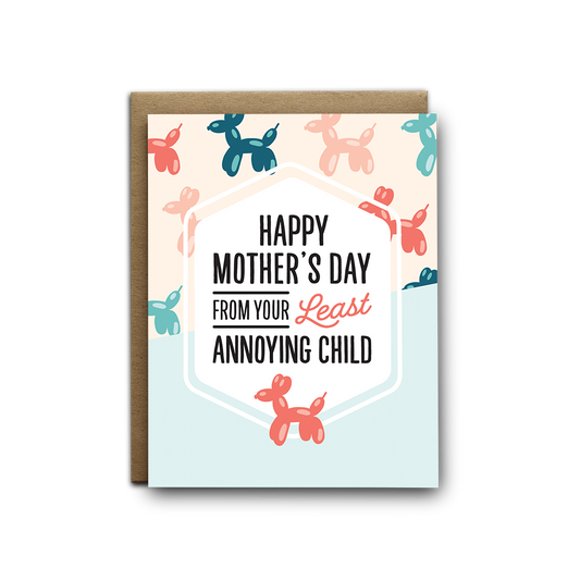 Mother's Day Annoying Child Greeting Card