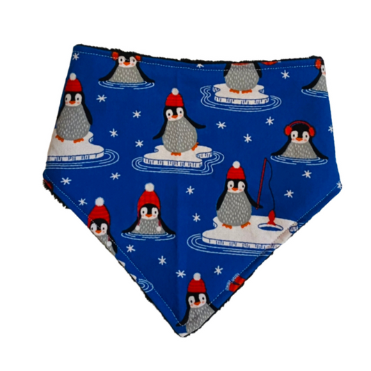 Penguin Holiday Bib